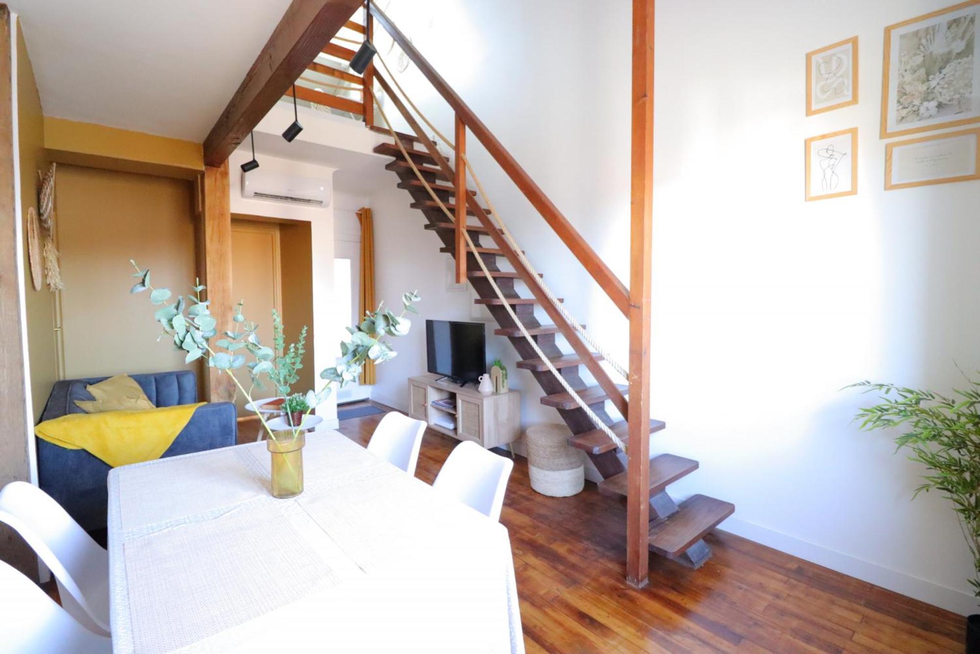 Le Boho - Charmant T3 Avec Climatisation Et Fibre Bergerac Room photo